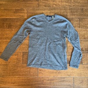 Bossini Pure Merino Wool Sweater Grey, M EUC